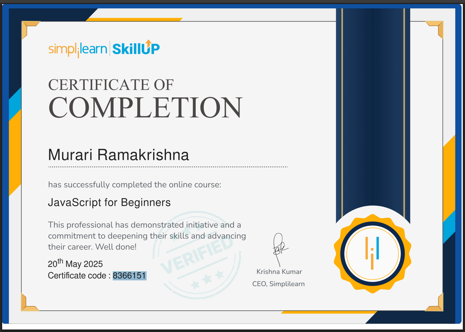 Google Coursera Certificate Icon