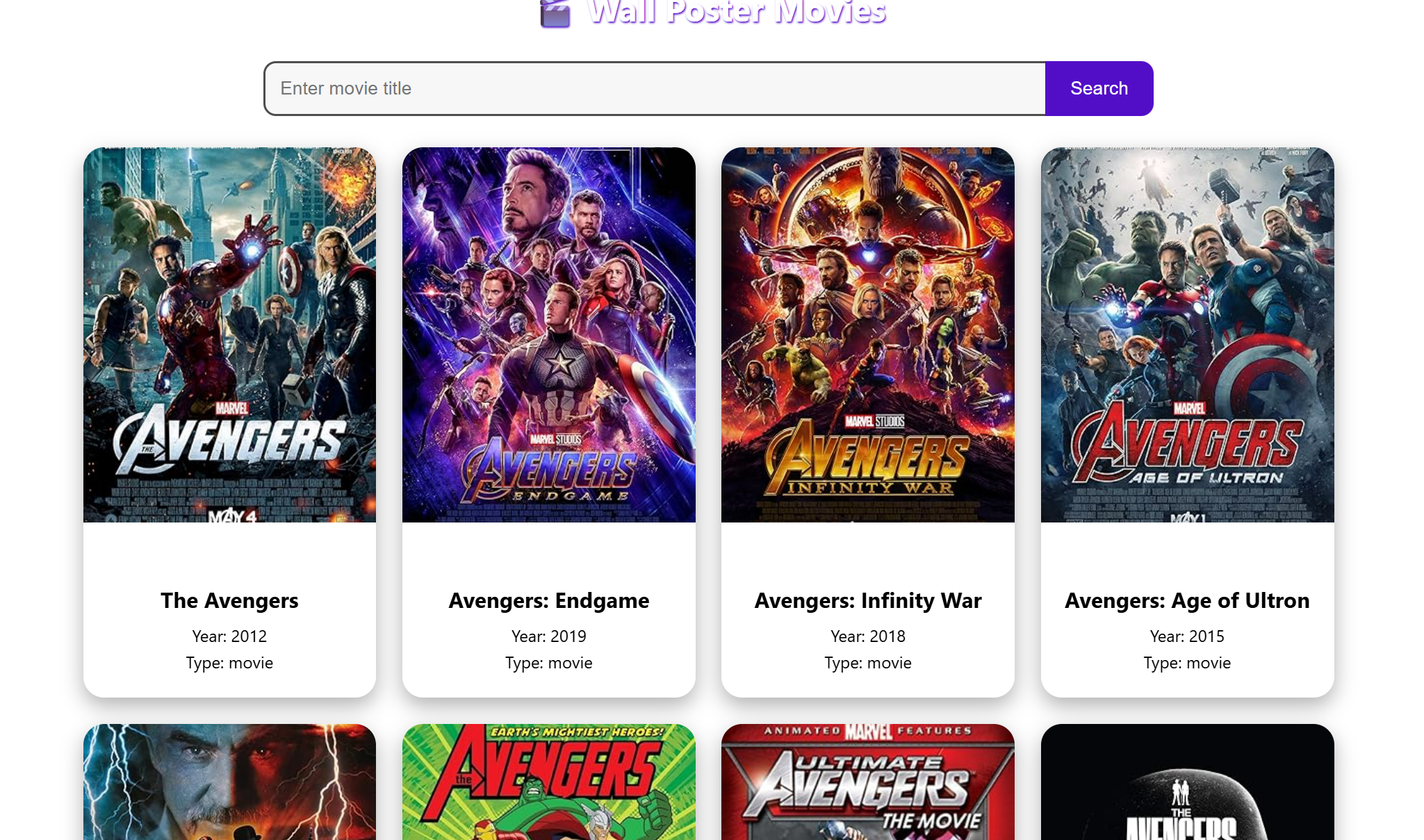 Movie Search App Thumbnail